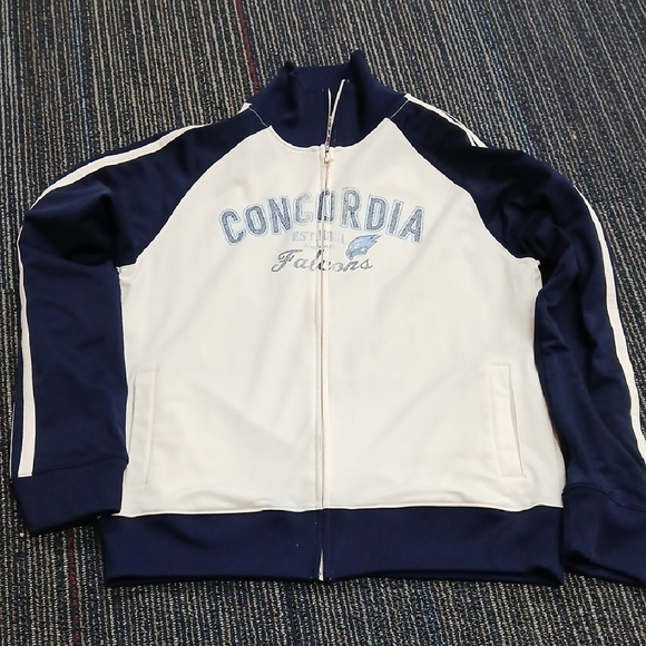 J. America Other - Vintage J America Concordia Falcons Navy and White Jacket MENS Large